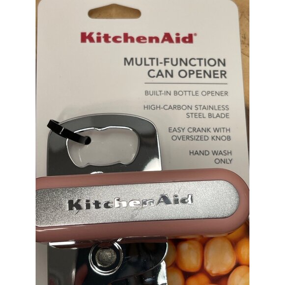 KitchenAid Pink Multi-Function Can Opener Built-In Bottle Opener NEW! - Picture 2 of 3